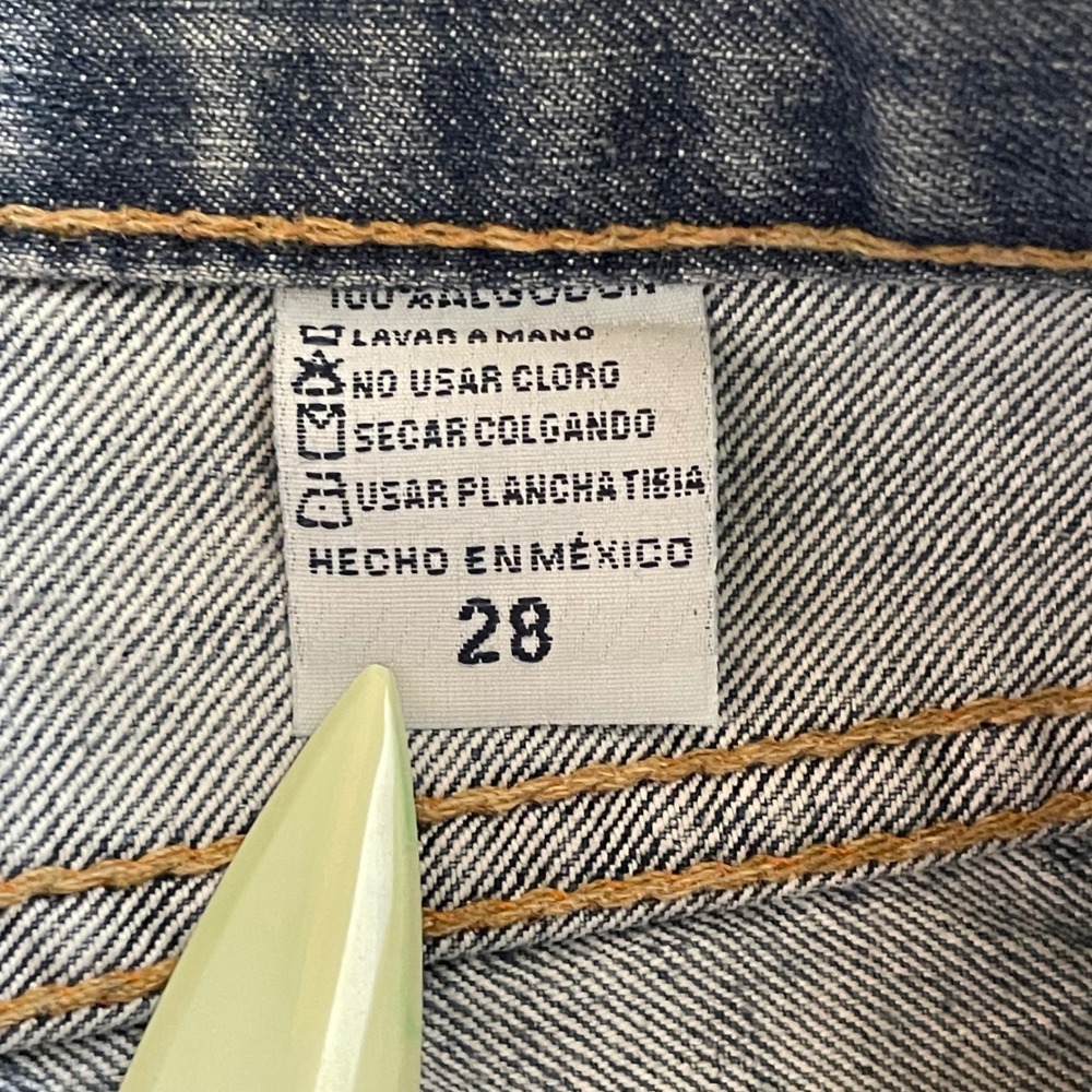Levi Strauss 511 Skinny Jeans Mens W28 L32 Light‎ Wash Denim Pants - Picture 6 of 15